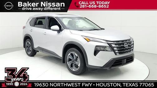 Brilliant Silver Metallic 2024 Nissan Rogue SV