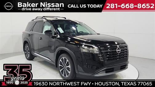 Black 2026 Nissan Pathfinder Platinum