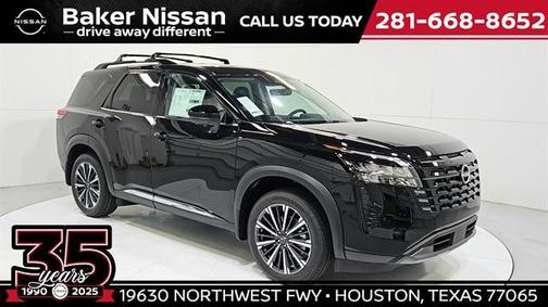 Black 2026 Nissan Pathfinder Platinum