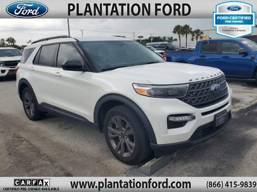 STAR WHITE MET TRI-COAT 2022 Ford Explorer XLT