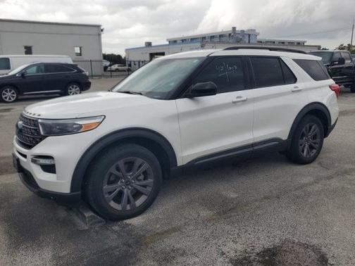 STAR WHITE MET TRI-COAT 2022 Ford Explorer XLT