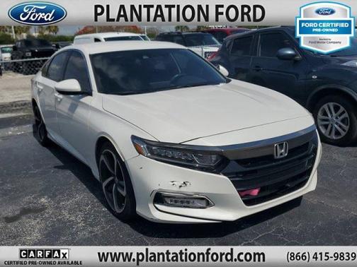 Platinum White Pearl 2020 Honda Accord SPORT 1.5T