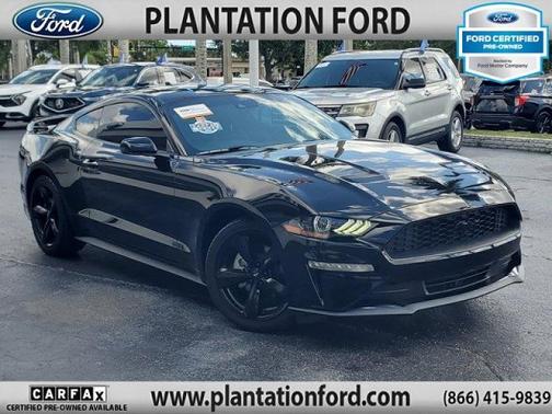 SHADOW BLACK 2022 Ford Mustang ECOBOOST PREMIUM