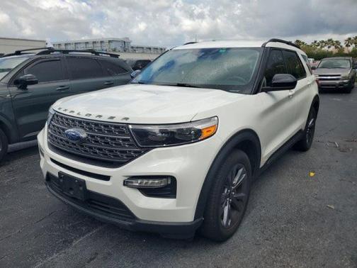 STAR WHITE MET TRI-COAT 2023 Ford Explorer XLT