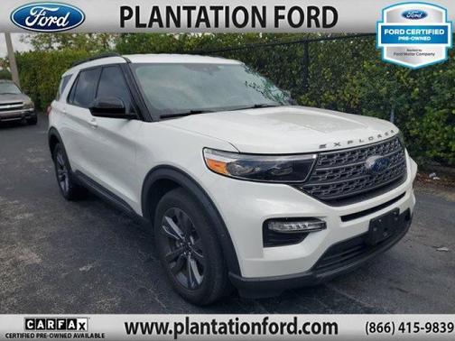 STAR WHITE MET TRI-COAT 2023 Ford Explorer XLT