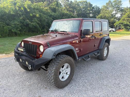 RED 2007 Jeep Wrangler Unlimited X