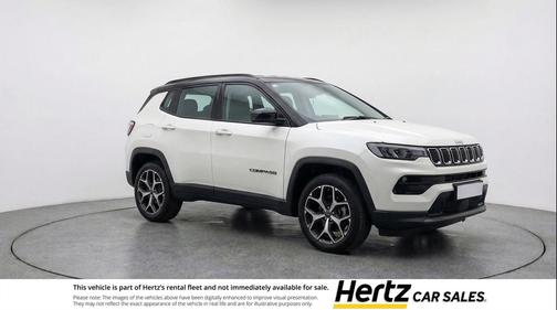 Bright White Clearcoat 2025 Jeep Compass Limited