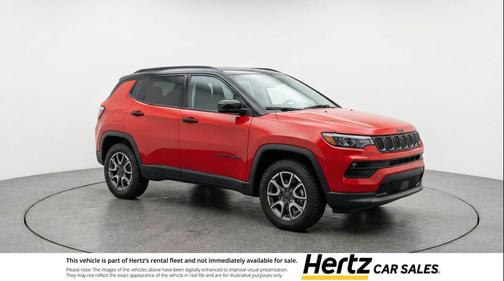 Red Hot Pearlcoat 2025 Jeep Compass Trailhawk