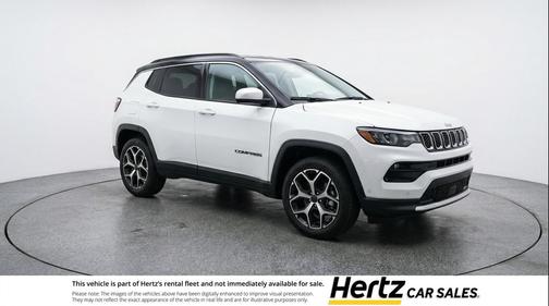 Bright White Clearcoat 2025 Jeep Compass Limited