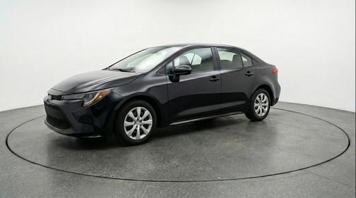 Midnight Black Metallic 2025 Toyota Corolla LE