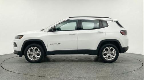 White 2025 Jeep Compass Latitude