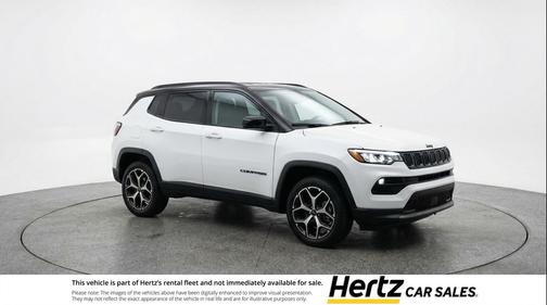 Bright White Clearcoat 2025 Jeep Compass Limited