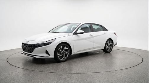 Serenity White 2025 Hyundai ELANTRA SEL