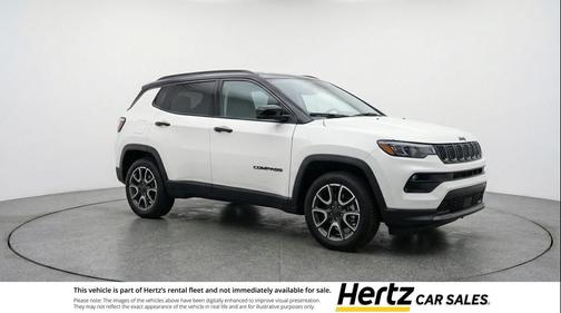 Bright White Clearcoat 2025 Jeep Compass Trailhawk
