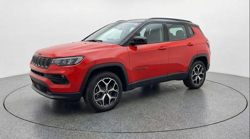 Red Hot Pearlcoat 2025 Jeep Compass Limited