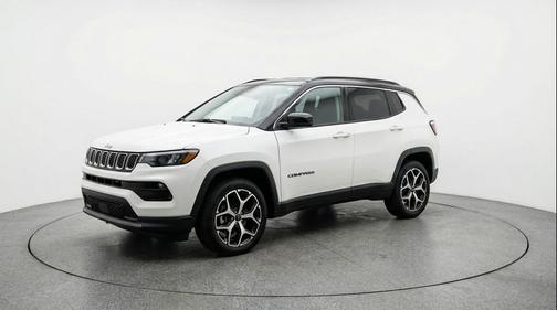 Bright White Clearcoat 2025 Jeep Compass Limited