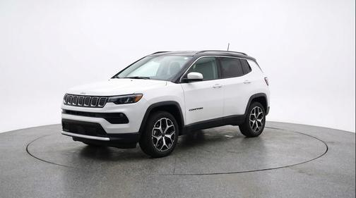 Bright White Clearcoat 2025 Jeep Compass Limited