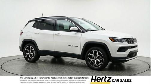 Bright White Clearcoat 2025 Jeep Compass Limited
