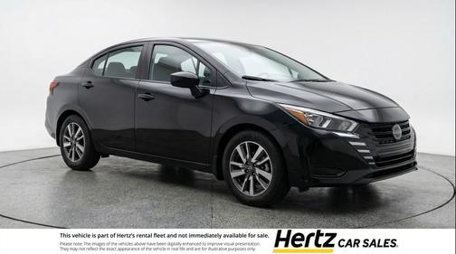 Super Black 2025 Nissan Versa 1.6 SV