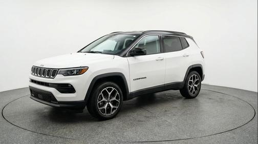 Bright White Clearcoat 2025 Jeep Compass Limited