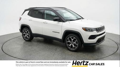 Bright White Clearcoat 2025 Jeep Compass Limited