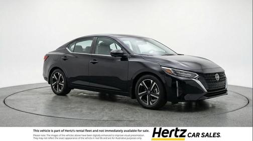 Super Black 2025 Nissan Sentra SV