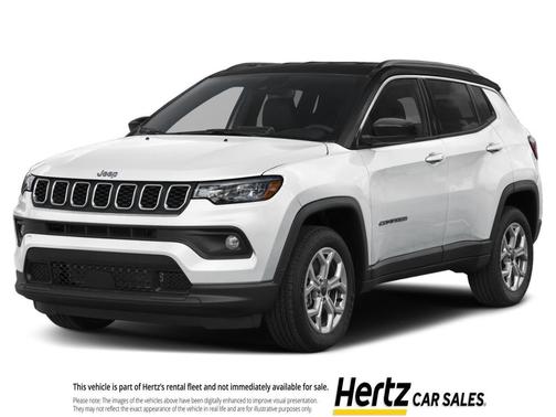Bright White Clearcoat 2025 Jeep Compass Latitude