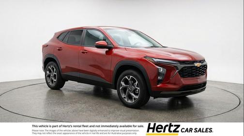 Crimson Metallic 2025 Chevrolet Trax LT