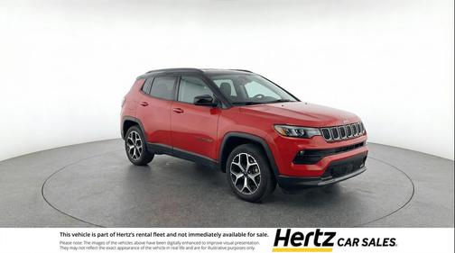 Red Hot Pearlcoat 2025 Jeep Compass Limited