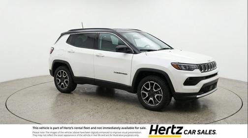Bright White Clearcoat 2025 Jeep Compass Trailhawk