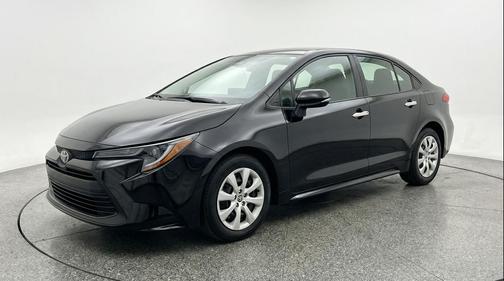 Midnight Black Metallic 2025 Toyota Corolla LE