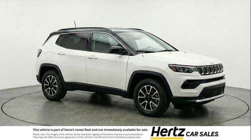 Bright White Clearcoat 2025 Jeep Compass Trailhawk