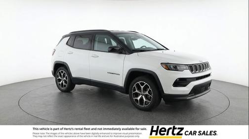 Bright White Clearcoat 2025 Jeep Compass Limited