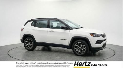 Bright White Clearcoat 2025 Jeep Compass Limited