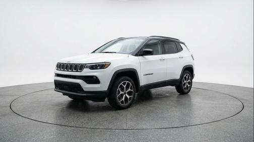 Bright White Clearcoat 2025 Jeep Compass Limited