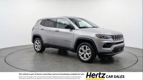 Silver Zynith Metallic Clearcoat 2025 Jeep Compass Latitude