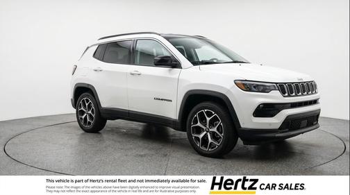 Bright White Clearcoat 2025 Jeep Compass Limited