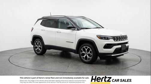 Bright White Clearcoat 2025 Jeep Compass Limited