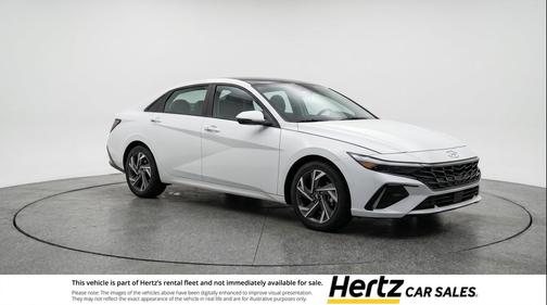 Serenity White 2025 Hyundai ELANTRA SEL