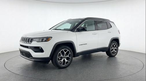 Bright White Clearcoat 2025 Jeep Compass Limited