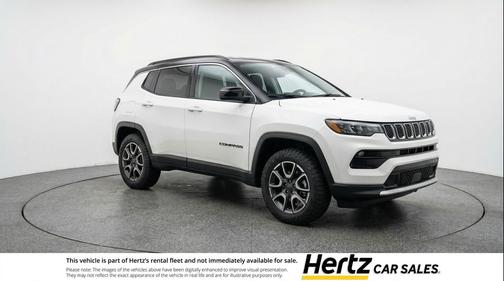 Bright White Clearcoat 2025 Jeep Compass Trailhawk