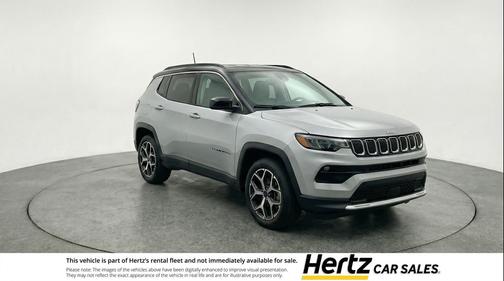Silver Zynith Metallic Clearcoat 2025 Jeep Compass Limited