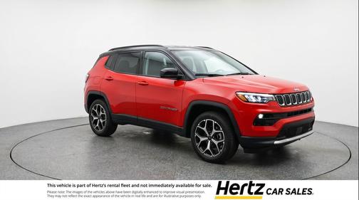 Red Hot Pearlcoat 2025 Jeep Compass Limited