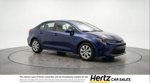 Blueprint 2025 Toyota Corolla LE