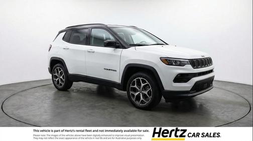 Bright White Clearcoat 2025 Jeep Compass Limited