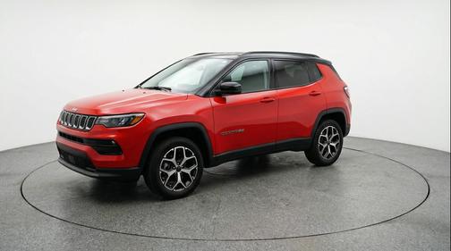Red Hot Pearlcoat 2025 Jeep Compass Limited