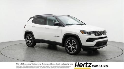 Bright White Clearcoat 2025 Jeep Compass Limited