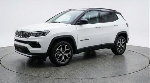 Bright White Clearcoat 2025 Jeep Compass Limited