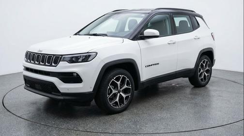 Bright White Clearcoat 2025 Jeep Compass Limited
