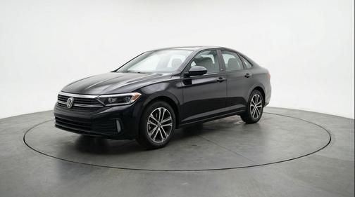 Deep Black Pearl 2025 Volkswagen Jetta 1.5T Sport